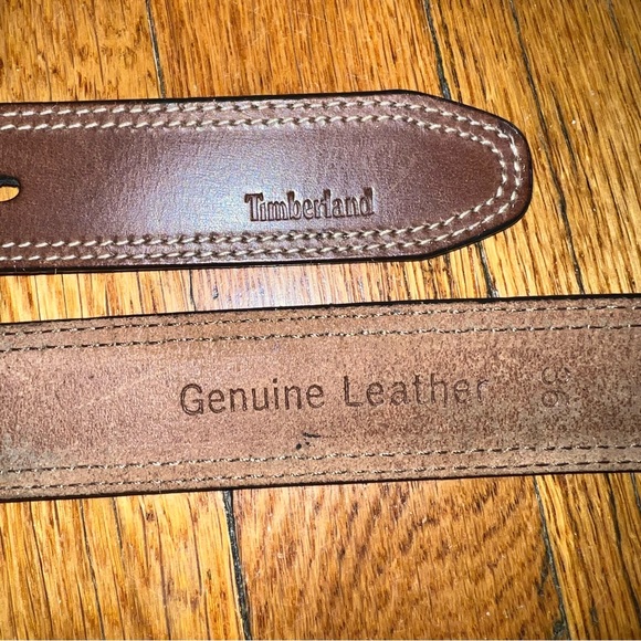 Timberland Brown Leather Belt. Excellent condition - Picture 4 of 5